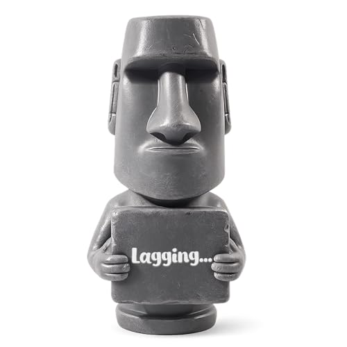 Estatua Moai de Resina para Decoración Gamer 15.5 cm
