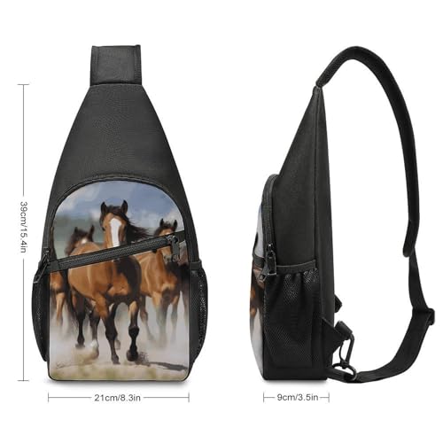 Bolso running horses tipo bandolera para senderismo miniatura 2