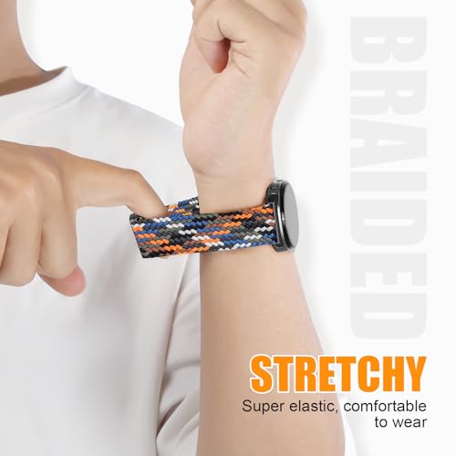 Image of BXUXOHS Magnetic Nylon Bands for Samsung Galaxy Watch 8 Band /Galaxy Watch 8 Classic,Braided Elastic Fabric No Gap Sport Strap for Galaxy Watch 8 /8 Classic 40mm 44mm 46mm men /women