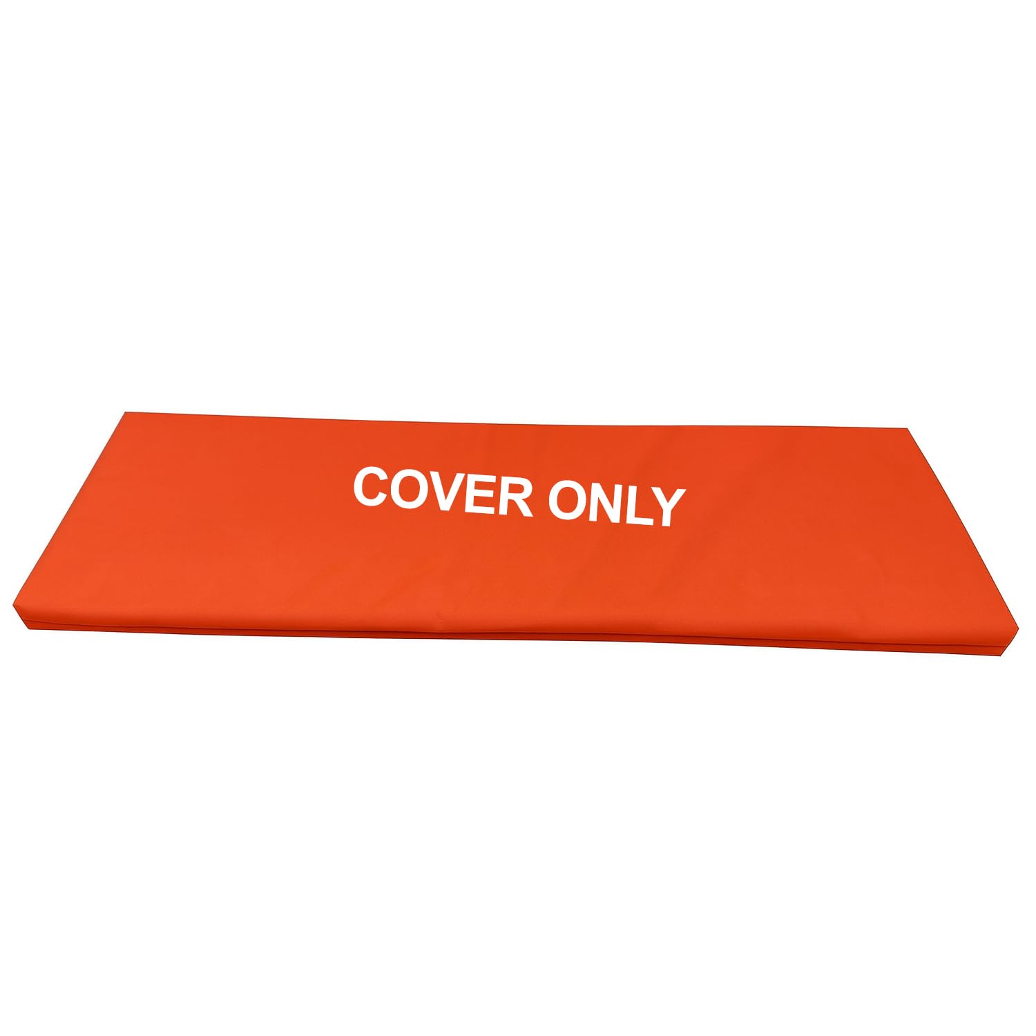 David & Amaya Replacement Cover for Rattan Patio Iceni Bench Cushion – 100% Polyester Water-Resistant Indoor/Outdoor Seat Pad Zip Cover Only (Foam Not Included) (Orange, 140 x 50 x 5cm(55x20x2))