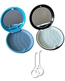 JUKOTA 2 Pezzi Porta Bite Dentale, Porta Apparecchio Denti,Custodia Apparecchio, Guarnizione Antimuffa e Anti Polvere, Scatola per Protesi Dentale, Porta Bite, Adatta per Dentiere e Ortodonzia