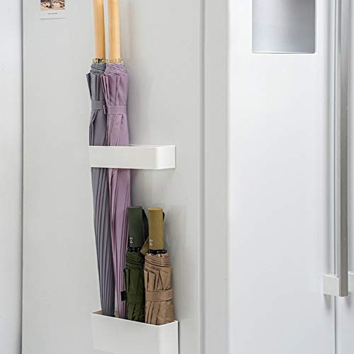 Organizzatore Ingresso Pratico Portaombrelli Con Vassoio Antigoccia - 4 Scomparti, Nero, Per Interni Portaombrelli Interno