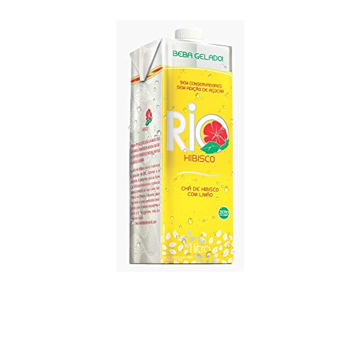 Chá Rio Hibisco com Limão 12 Unidades de 1L