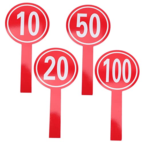 Gogogmee Plate Handles Mini Whiteboard Student Auction Paddle Dry Erase Scoreboard