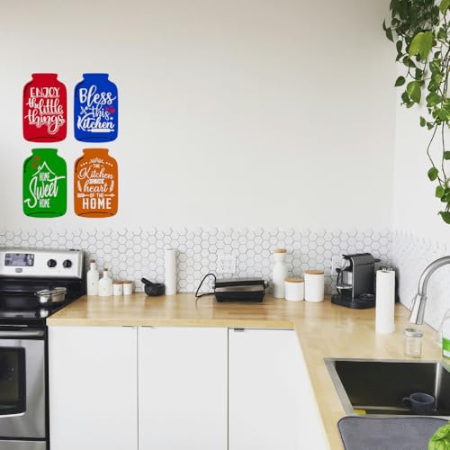 Image of PNF Poster And Frames KITCHEN is the heart of home Wall art & Door Hanging Frame For Kitchen, Dining, restaurants Decor | Walland home Decor for Living Room | Room Decor Wall Decor Items For Bedroom | decoration (Wooden, 11x9 Inch,brown) 80-5