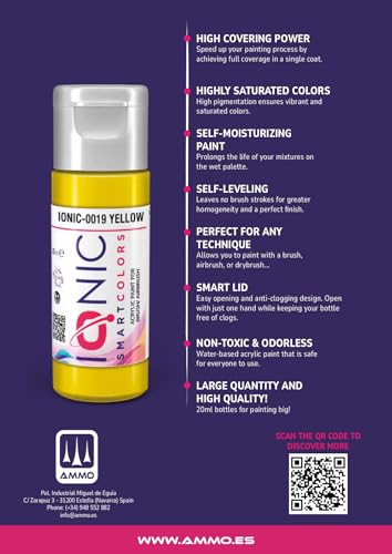 Extension Ammo Ionic acrylique multicolore pour peinture de figurine et maquette 20ml - 7