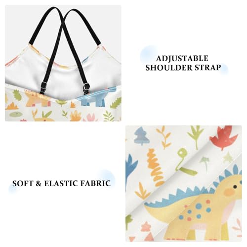 Cartoon Dinosaur Kids Girls One Piece Swim Suit Summer Swimming Suits Adjustable Shoulder Strap Cute3