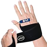Dr. Arthritis（ドクターアースライティス）手首 サポーター 【医者が開発】 腱鞘炎 tfcc損傷 手 固定 バンド 通気性 リスト ストラップ リストブレース プロテクター 調節可能 筋トレ ウェイトリフティング 日常 スポーツ 女性 男性 男女兼用 左右兼用 （黒・2パック）