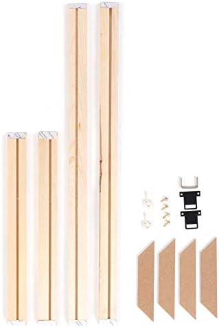 DIY Canvas Stretcher Bars 7.87x11.81in Solid Wood Canvas Frames Kit, Wooden Art Frames, Gallery Wrap Oil Frame Kits Canvas Wood Stretcher Bars- for Oil Paintings, Prints, Paint