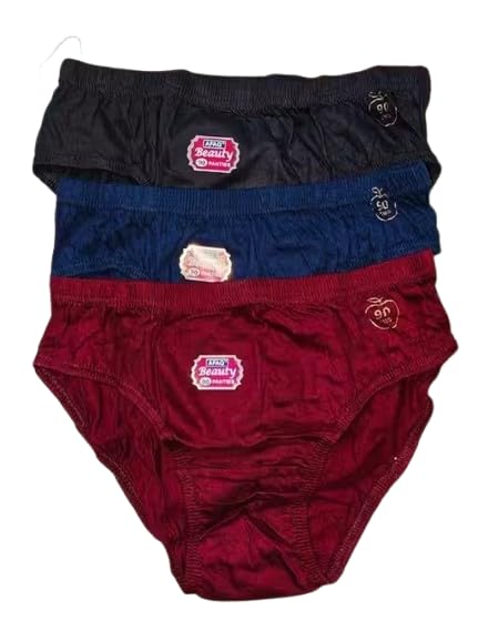 Women's Bikini Cotton Panty, Multicolour, Daily Use, Pack of 3-picture-38