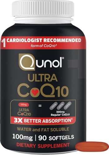Qunol Ultra CoQ10 100mg, 3X Better Absorption...