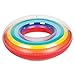 2PCS Arcobaleno Nuoto Anello Piscina Gonfiabile Galleggiante Piscina Acqua Giocattolo Sicurezza Piscina Festa Spiaggia per Adulti Bambini
