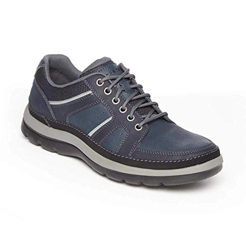 Rockport Men's Get Your Kicks Mudguard Blucher Fashion Sneaker, Navy, 10 M US