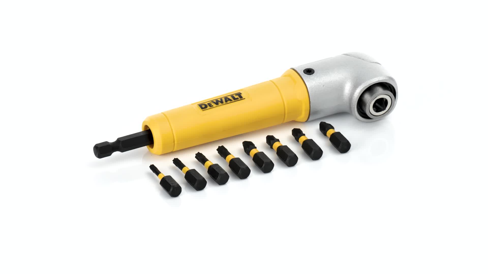 Attacco Angolare Dewalt DT70619T-QZ - 90 Gradi Con 9 Punte Da Impatto, Per Avvitatori