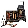 Topline Lord of the Ribs BBQ Gift Set – Premium Grill Tools, Rub & Sauce Set with Apron – Barbeque Accessories Gift for BBQ Lovers – Gift Box for Christmas, Birthday and Holiday