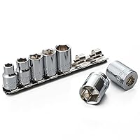 Daytona 97743 Motorcycle Tool, Hex Socket, Deep, 0.6 inches (14 mm