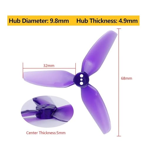 Hélices T3X3X3 3030 3 pales pour réparer votre drone de freestyle 3"