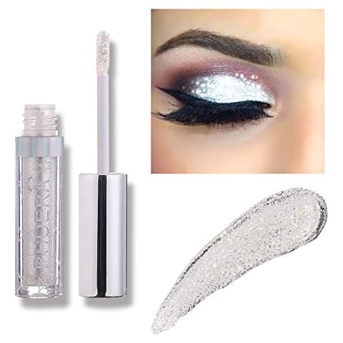 Reddhoon Liquid Glitter Eyeshadow, Long Lasting Waterproof Shining Shimmer Eye Shadow Metallic Pigments Sparkling Eye Shadow Eyeliners Makeup Kit (A3) Cover
