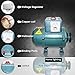 3500W/5000W/7000W Small Permanent Magnet Generator, 220V Pure Copper Wire, Brushless, Belt-Driven, For Lighting, Compatible With Gasoline Or Diesel Engine(5000W)