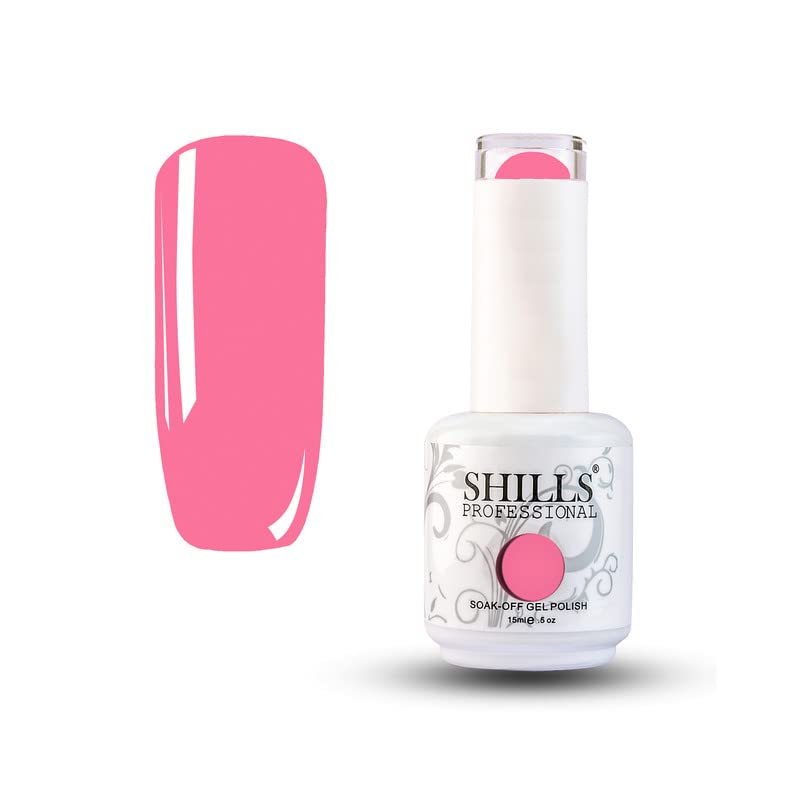 Image of Shills Professional Uv /Led Soak Off Gel Polish (Gel Nail Polish) Glossy Finish Nail Polish Color Shade 24, 15 Ml