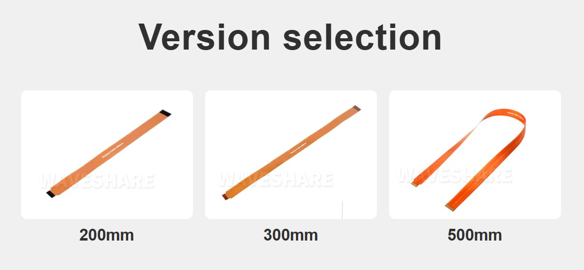 DSI FPC Flexible Cable Compatible with Raspberry Pi 5 22Pin To 15Pin 200mm Suitable For DSI Display Screens With Stable Signal Transmission