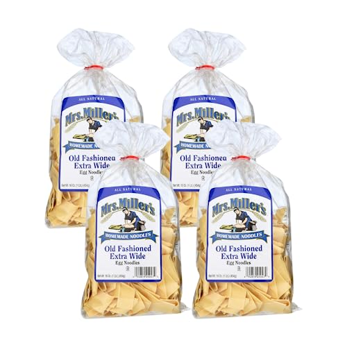 Mrs. Miller's Old Fashioned Egg Noodles, Extra Wide 16 Ounce (Pac...