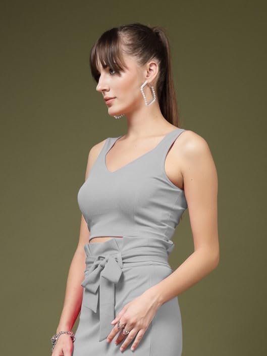 Image of OOMPH! Stretchable Sleeveless Crop Top