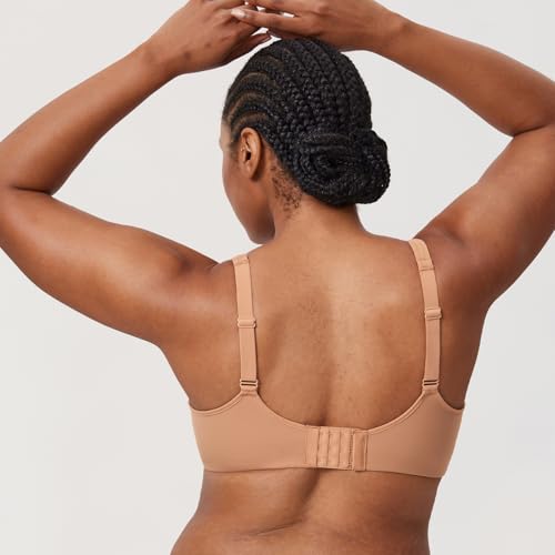 Image of DELIMIRA Women's Inbarely Plus Full Coverage Bra Plus Size Underwire Unlined Seamless Bras