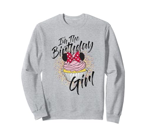 Sweatshirt Minnie Mouse anniversaire fille vêtement Disney cupcake et mode enfant