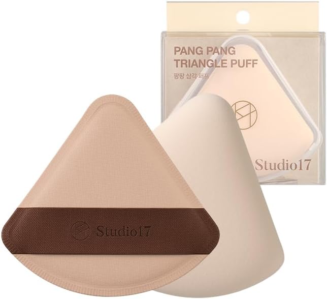 Makeup Powder Puff Triangle Shape | With Latex For Plush And Soft Touch Big Size Quick Small Tip Precise Application Korean