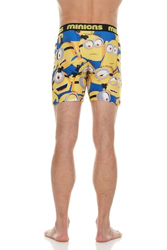 Minions Men's Boxer Briefs - No Fly, Anti-Chafing Stitching, Comfort Shaped/Cotton Lined Crotch3