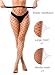 VEBZIN 2 Style Mesh Fishnet Stockings for Women Black Fishnets Tights High Waist Stockings for Women Pantyhose 2 Pairs