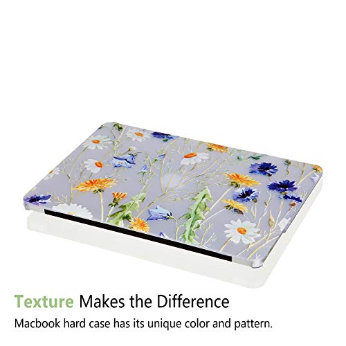 Image of MacBook Pro 13 inch Case 2012-2015 Release, 3D Effect Matte See Through Hard Case Cover Only for MacBook Pro 13 with Retina Display (A1502 /A1425, NO CD-ROM Drive) - Floral Pattern