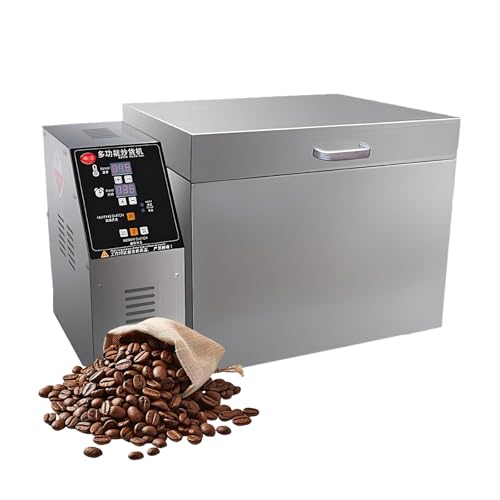 Torréfacteur Noix Et Céréales Torréfacteur Automatique Café Avec Température Réglable, Torréfacteur Café Inox Et Machine Torréfaction Café Pour Une Torréfaction(2.2KW)