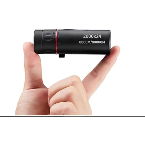 Monocular Compact Mini Telescope, 2000X24 Portable Handheld High Powered Monocular for Adults, Tech Gadgets Perfect for Bird Watching, Fishing, Travel and Scenery, 8x21mm