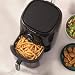 Hamilton Beach Air Fryer, SimpliFry, 4.2L, Manual Controls, 1300W, Adjustable Temperature, Adjustable Timer, 60 Min Timer, Energy Saving, Air Fry, Roast, Bake, Reheat, Black - HB4001