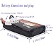 Blomiky 2 Pack 7.4V 900mAh Lipo Rechargeable Battery with PH2.0 Plug and Charger Cable Suitable for Axial 1/24 SCX24 RC Truck / SCX24 Battery and USB 2