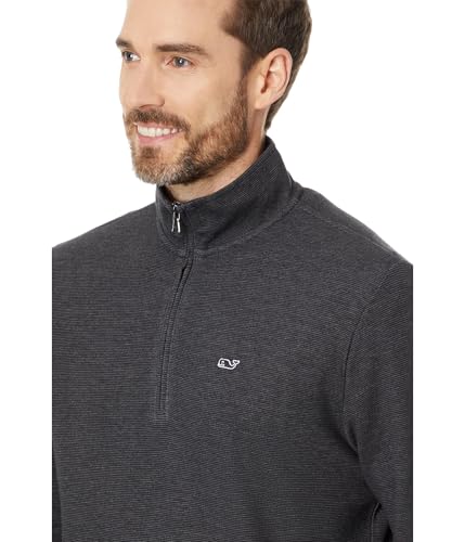 Image of vineyard vines Men's Saltwater Quarter-Zip Pullover Sweater