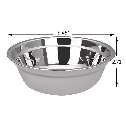 Set de 4 tazones de acero inoxidable 9.45" miniatura 2