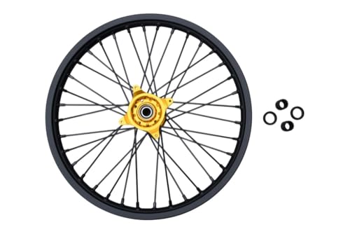 Jante avant 1,6" x 21" haut de gamme jaune pour SUZUKI RMZ 450 X