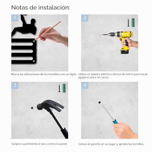 Miniatura 6 de Creatcabin - Soporte Para Medallas De Fútbol, Soporte Para Exhibición De Medallas De Jugador De Fútbol Deportivo, Soporte Para Colgar En La Pared, Soporte Para Medallas De Madera Negra Para Juegos, Co
