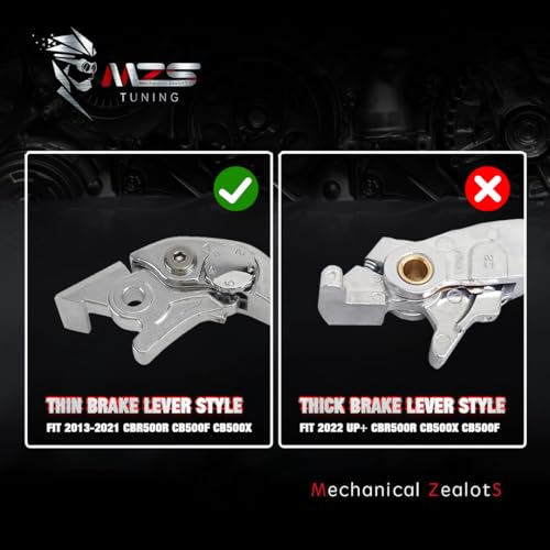 Image of MZS Black Motorcycle Brake Clutch Levers Adjustable Short CNC Set