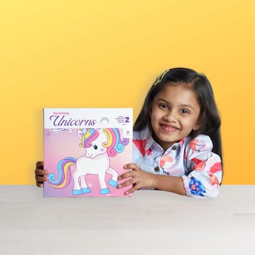Image of TOYKRAFTT Unicorn Gifts for Girls Sand Art Kit for Kids - Art & Craft Kits for Kids, Toys for Girls 7-14 Years, 5 6 7 Year Old Girl Birthday Gift, Magic Sequin Craft Items