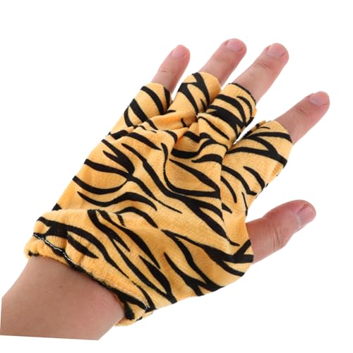 5Pairs Cute Animal Cosplay Fingerless Gloves for Adorable Paw Mittens for Themed Parties School Events and Day Celebrations Fun and Safe Costume Accessories4