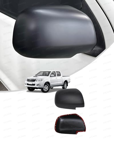 Coques de rétroviseurs Toyota Hilux adaptées aux chantiers et trajets tout-terrain