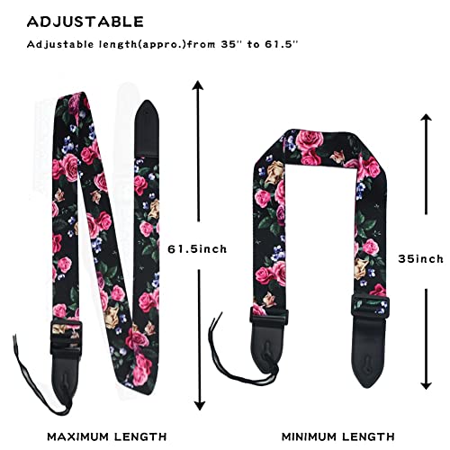 ZTTTD Sangle de Guitare Unisexe bandoulière personnalité Pick Sangle Boucle bandoulière (Color : A, Size : One Size) - Les Beatles, Paul McCartney, John Lennon, RIngo Starr, George Harrison ZTTTD Sangle de Guitare Unisexe bandoulière personnalité Pick Sangle Boucle bandoulière (Color : A, Size : One Size) – Image 3