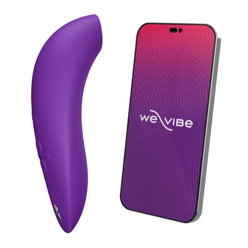 We-Vibe Melt 2 Clitoris Vibrator | Clitoral Stimulator Adult Sex Toys for Women | Clit Sucker Female Personal Massager | App Control Suction Masturbator | 12 Intensities & 6 Sucking Patterns | Purple