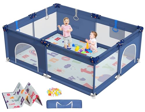 CoziBB Baby Playpen with Mat, 71