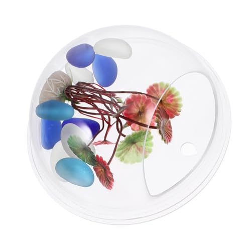 DECHOUS Acrylic Fish Tank Wall Mounted Fish Tank Aquarium Decorative Bowl Aquarium Floating Plant