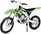 Risopen Motocross Spielzeug 1:12 Skala Dirtbike kompatibel für Kawasaki KX450F Motorradmodell Mini Supercross Moto Modellsammlung oder Geschenk für Erwachsene Kid Boy (grün)